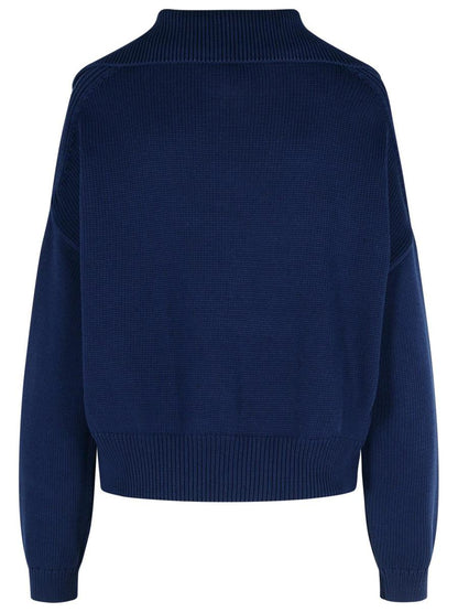 Closed – Marineblauer Pullover aus Bio-Baumwolle