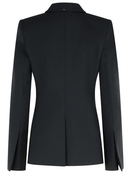 Sportmax „Cocco“ – Schwarzer Blazer aus Schurwolle