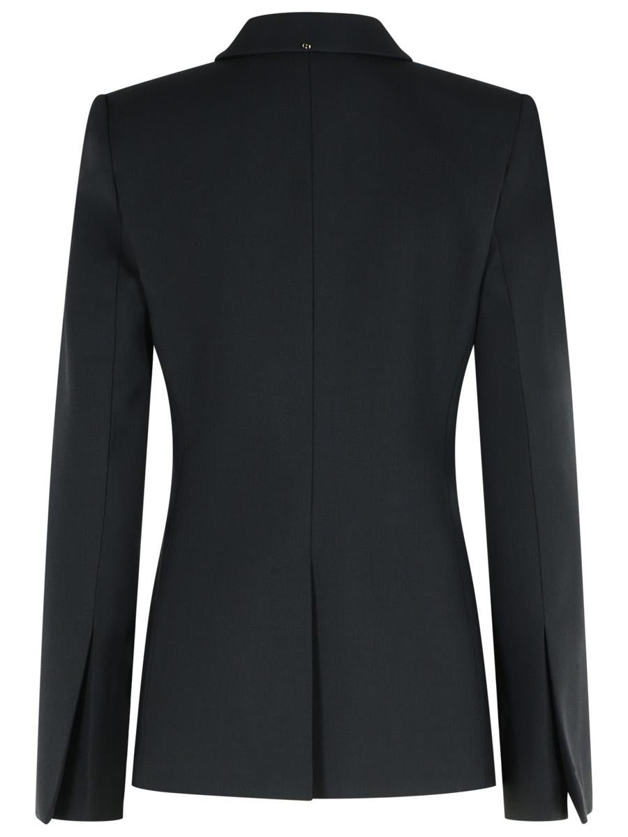 Sportmax „Cocco“ – Schwarzer Blazer aus Schurwolle