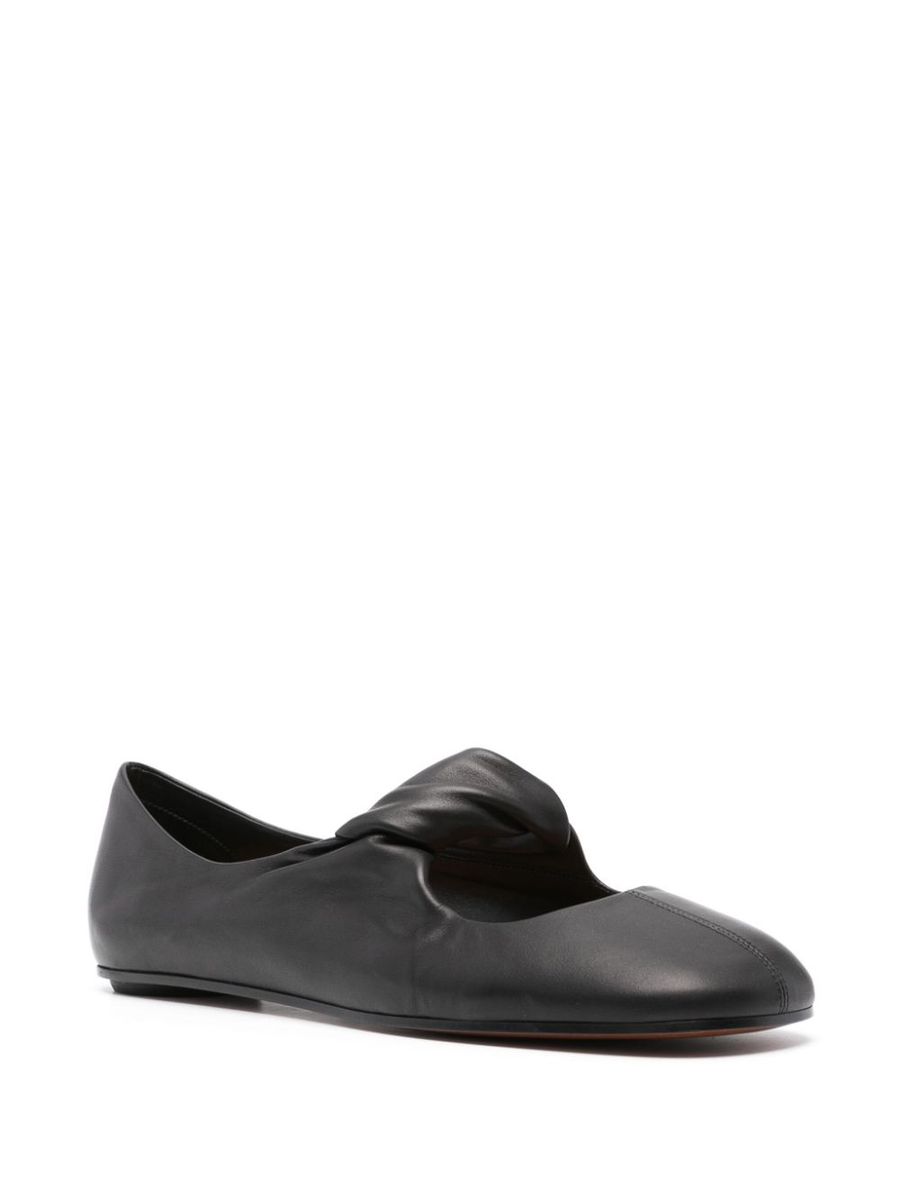 Alexander McQueen Ballerinas mit verdrehtem Detail
