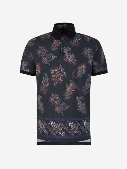 Etro Poloshirt mit Paisley-Motiv