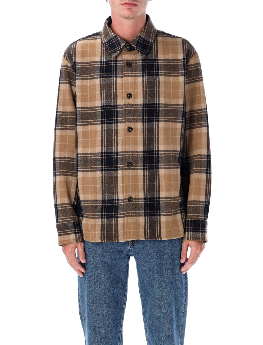 APC Bobby Tartan-Woll-Überhemd