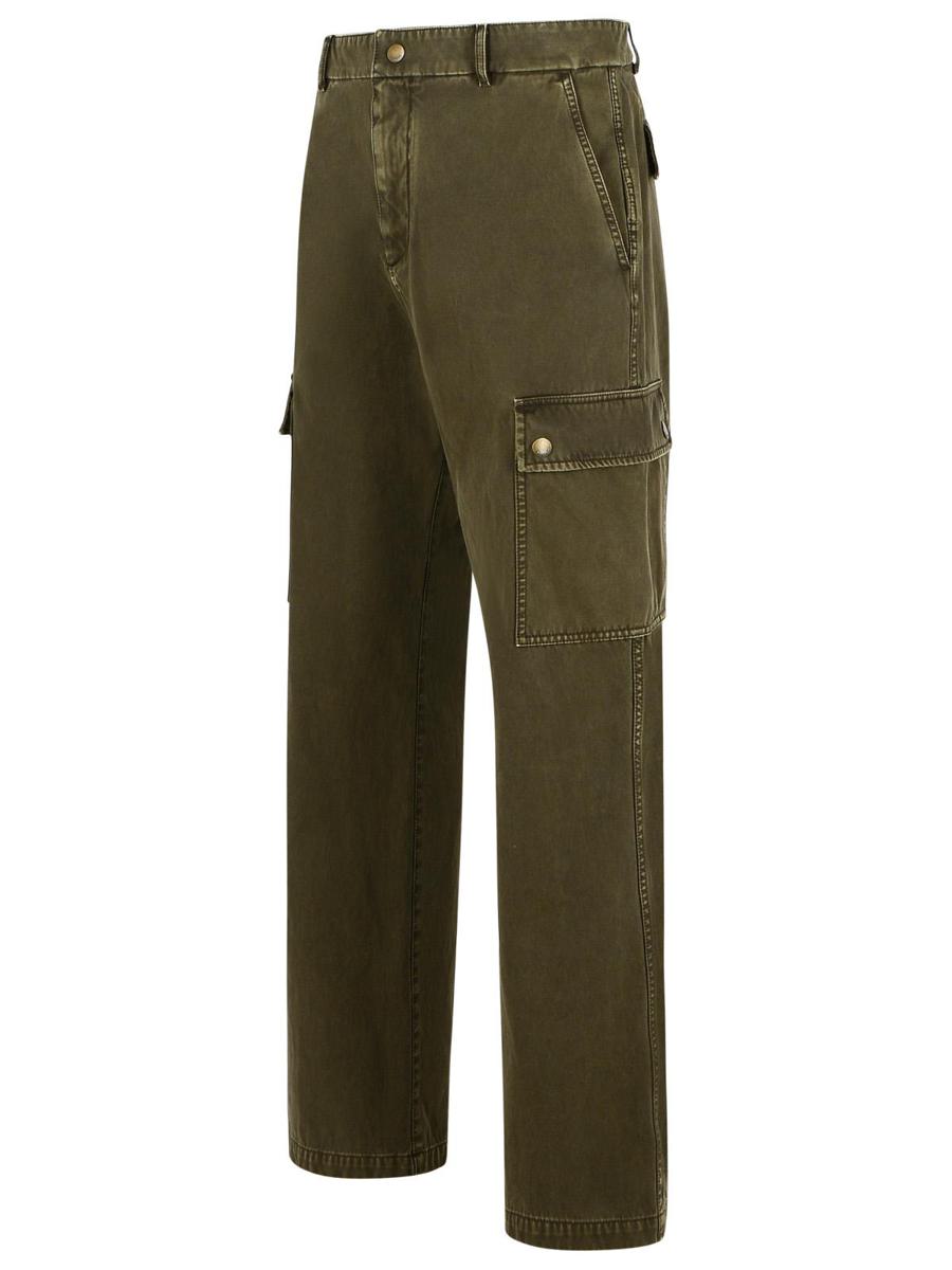 Burberry Grüne Baumwollhose