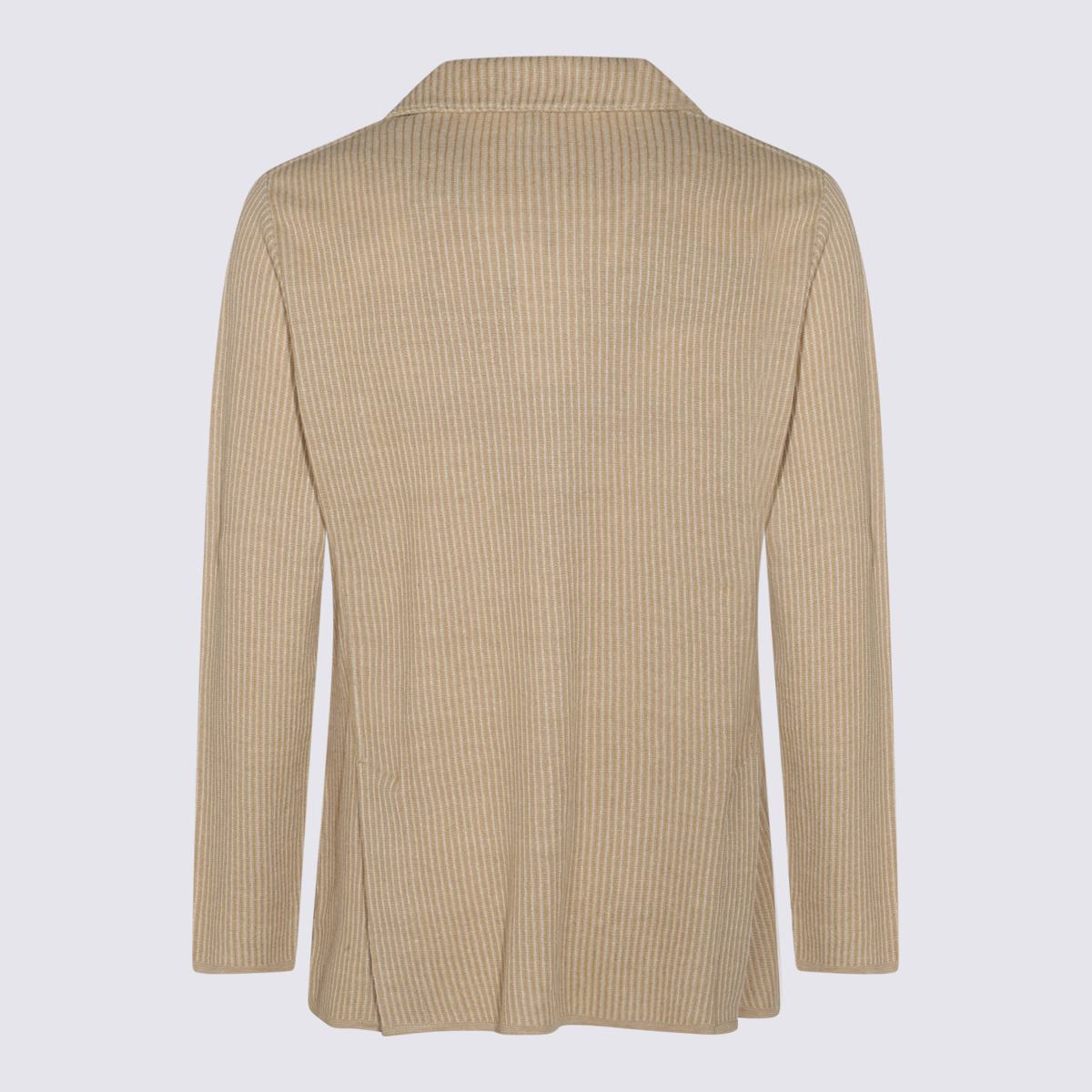 Lardini – Beigefarbener Leinenblazer