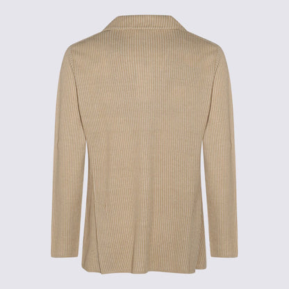 Lardini – Beigefarbener Leinenblazer