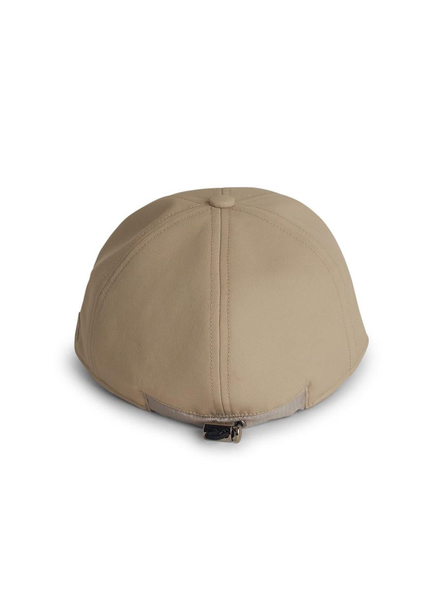 Beige Baumwollkappe von Sacai