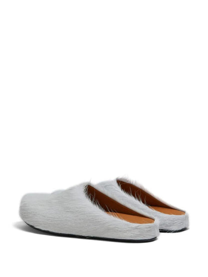 Marni – Fussbett-Sabot-Slipper mit runder Zehenpartie