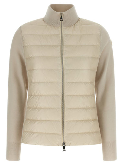 Moncler Zwei-Material-Cardigan