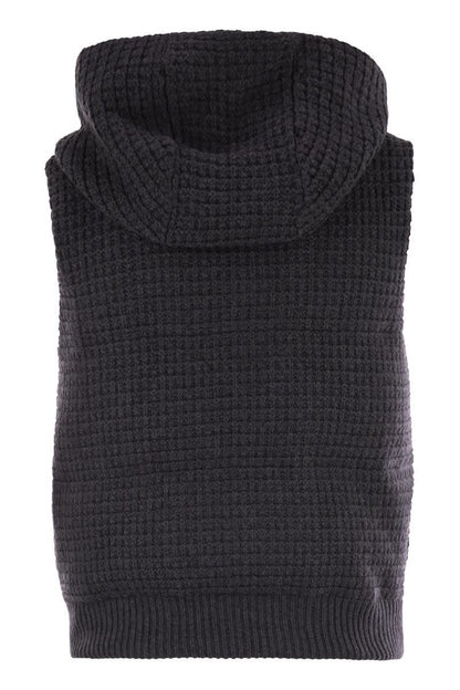 Fabiana Filippi – Strickweste mit Kapuze