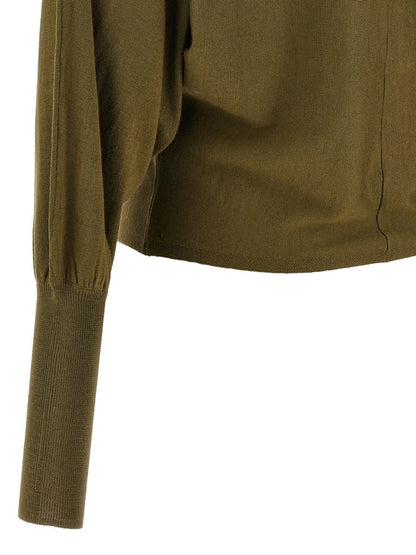 Nackter Wollpullover
