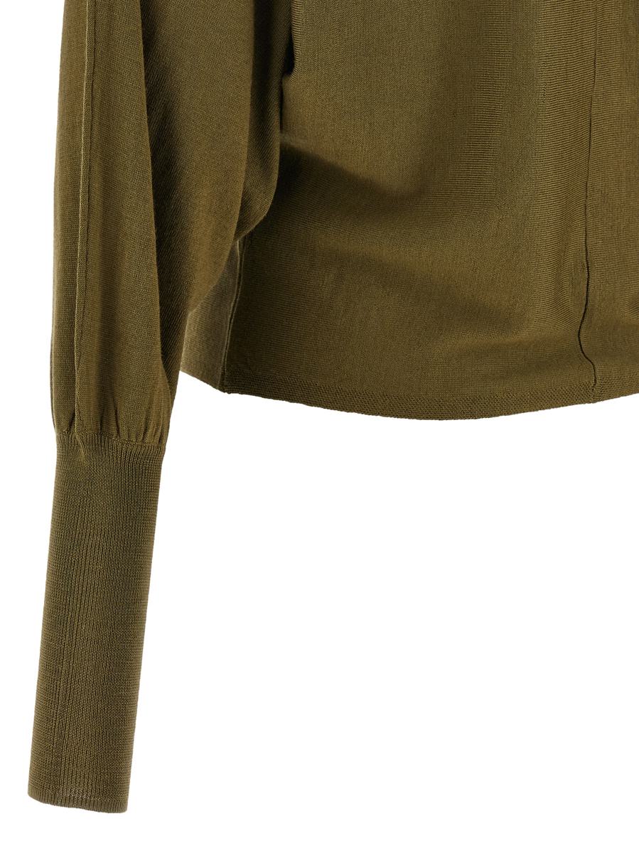 Nackter Wollpullover
