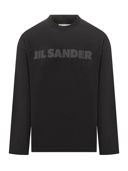 Jil Sander Jil Sander Schwarzes Langarm-T-Shirt