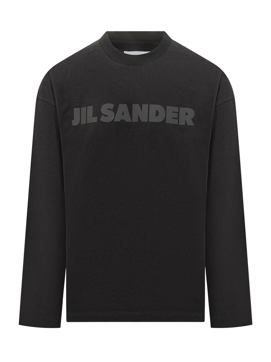Jil Sander Jil Sander Schwarzes Langarm-T-Shirt