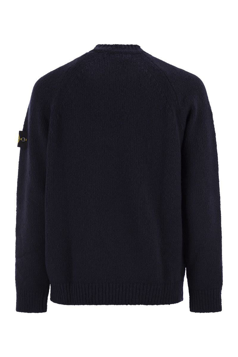 Stone Island – Rundhalspullover mit Raglanärmeln