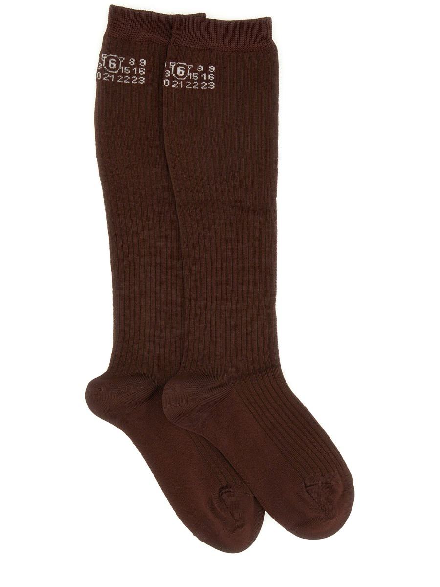 MM6 Maison Margiela Hohe Socken