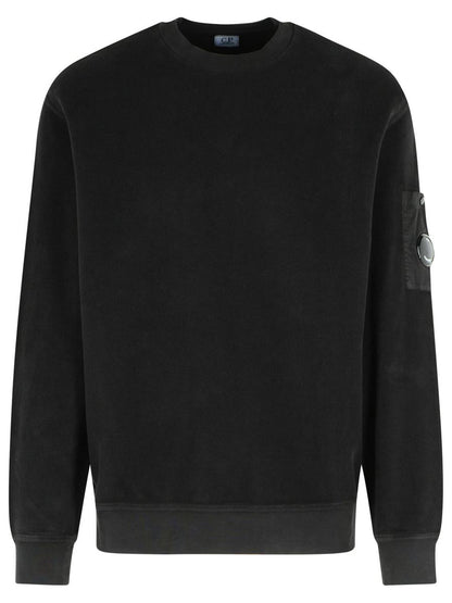 Schwarzes Baumwoll-Sweatshirt von CP Company