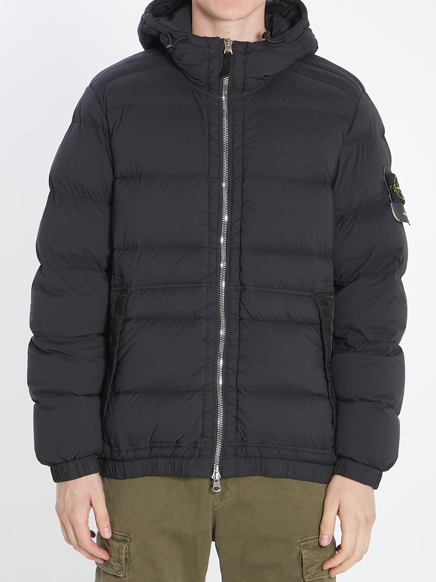 Nahtlose Tunnel-Steppjacke aus Nylon mit Daunen-TC