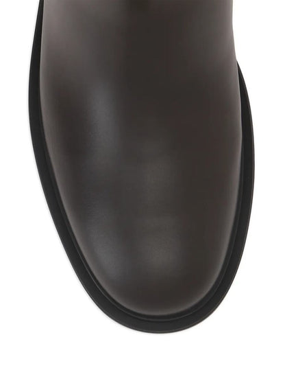 Gianvito Rossi 50 mm Mokka-Stiefel