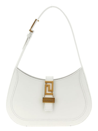 Versace Weiße Ledertasche