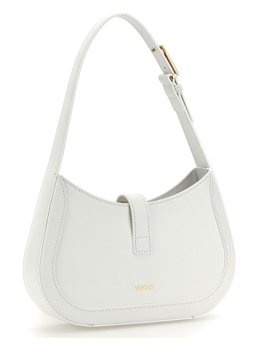 Versace Weiße Ledertasche