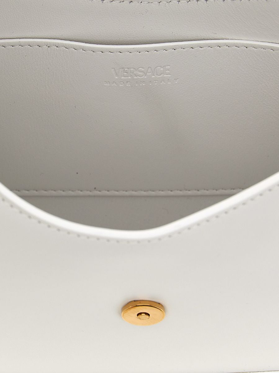 Versace Weiße Ledertasche