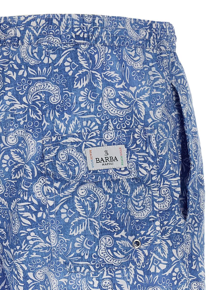 Barba Badeanzug mit Paisley-Blumenmuster