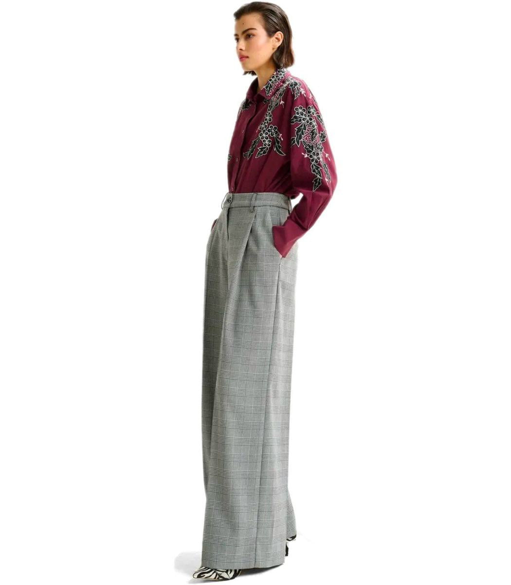 Essentiel Antwerp Invest – Graue Hose mit weitem Bein