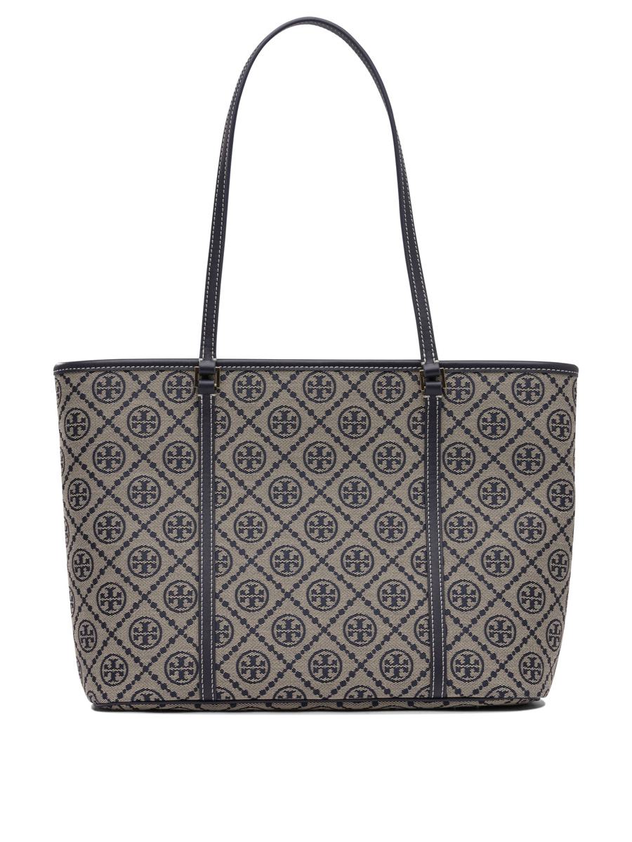 Tory Burch Kleine Tragetasche mit Reißverschluss und T-Monogramm