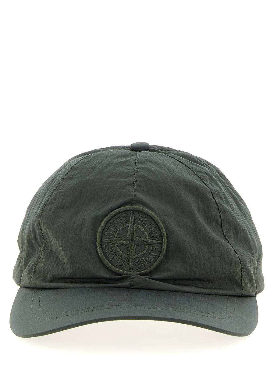 Stone Island-Kappe mit Logo-Patch