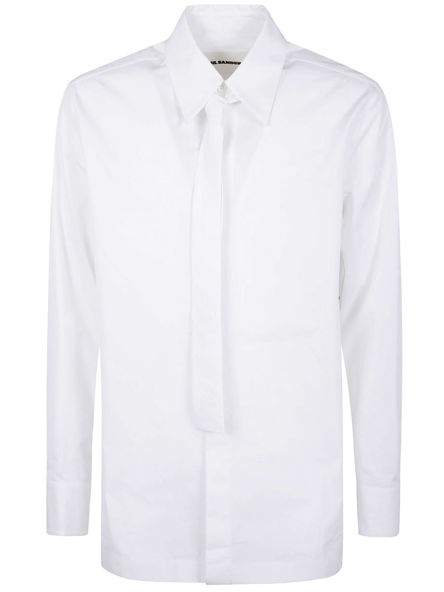 Jil Sander Hemd mit Krawatte Kleidung