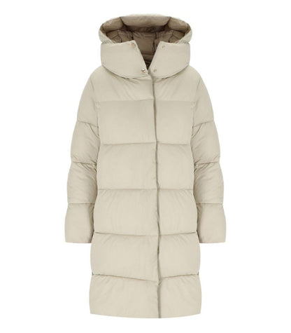 Save The Duck – Sibyl – Gefütterte Jacke mit Kapuze in Beige