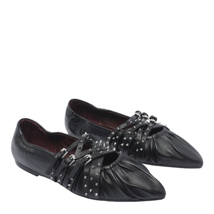 Flache Schuhe aus Ash