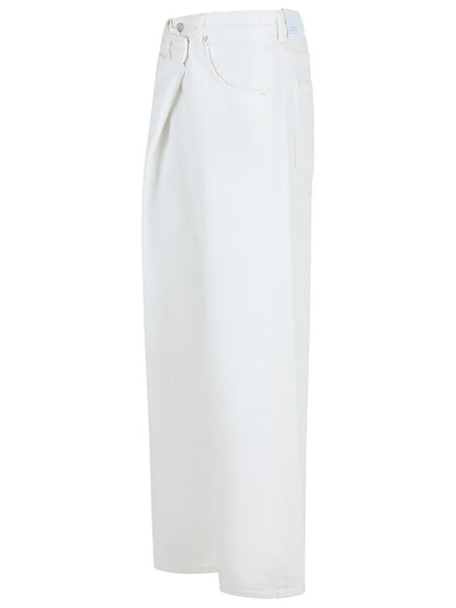 Agolde „Vana“ weiße Baumwolljeans
