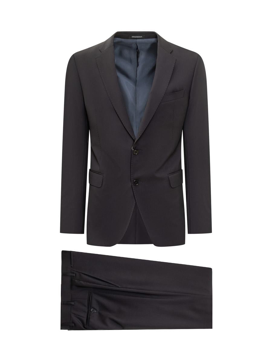 Emporio Armani Emporio Armani Einreihiger Blazer aus Wolle