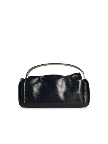 Acne Studios – Schwarze Ledertasche „Multipocket“