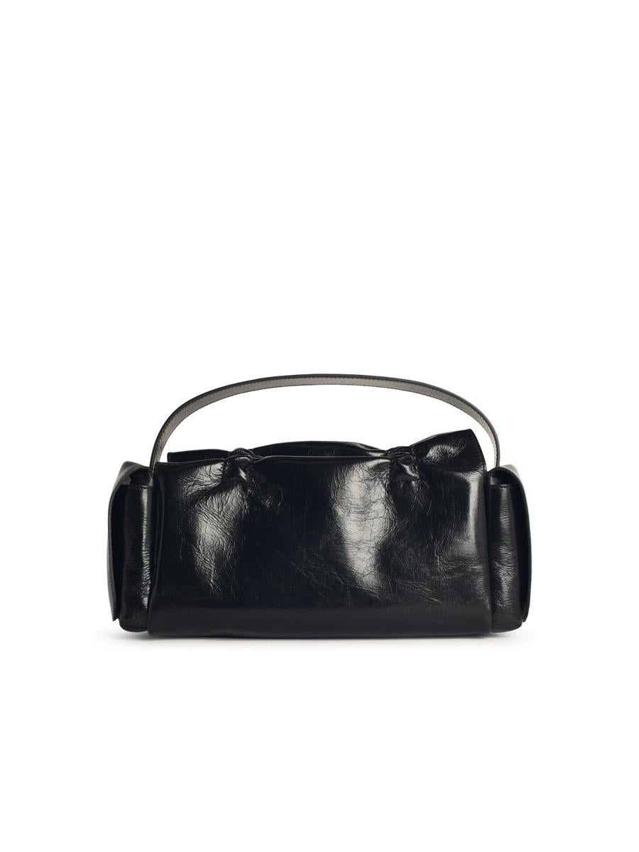 Acne Studios – Schwarze Ledertasche „Multipocket“