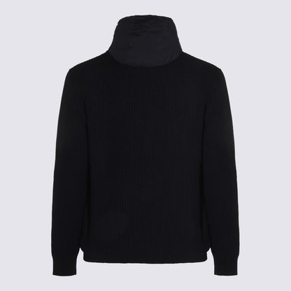 Herno Freizeitjacke aus marineblauer Wolle