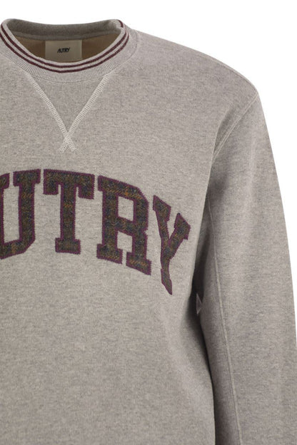 Autry – Sweatshirt mit Rundhalsausschnitt und Logo