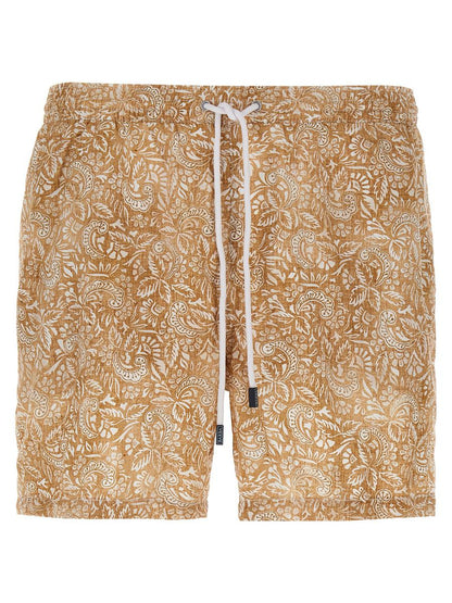 Barba Badeanzug mit Paisley-Blumenmuster