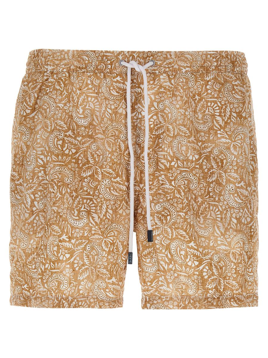 Barba Badeanzug mit Paisley-Blumenmuster