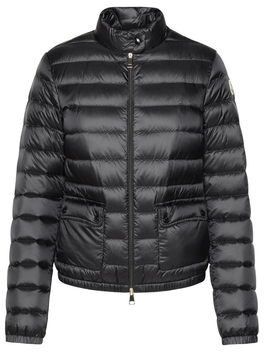 Moncler „Lans“ schwarze Daunenjacke aus Polyamid