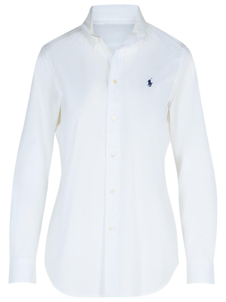 Polo Ralph Lauren Weißes Baumwollhemd