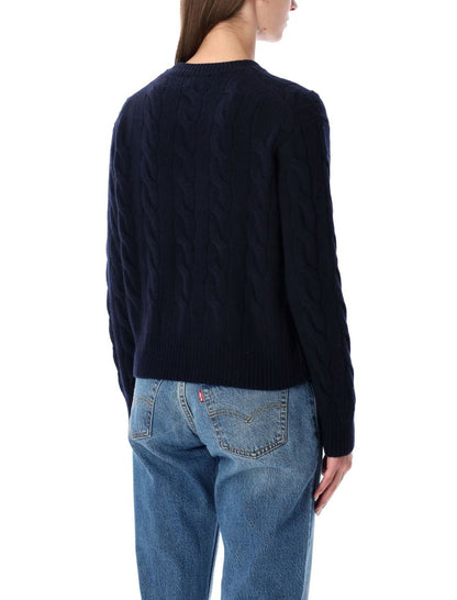 Polo Ralph Lauren – Zopfmusterpullover aus Wolle und Kaschmir