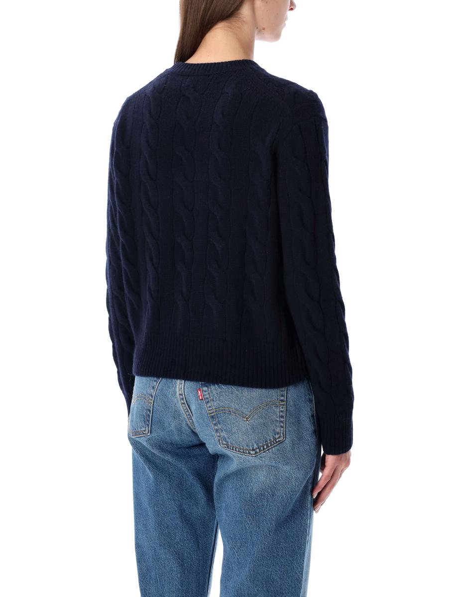 Polo Ralph Lauren – Zopfmusterpullover aus Wolle und Kaschmir