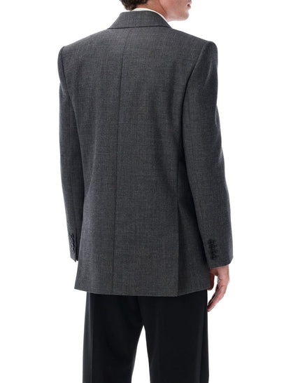 Saint Laurent Zweireihige Wolljacke