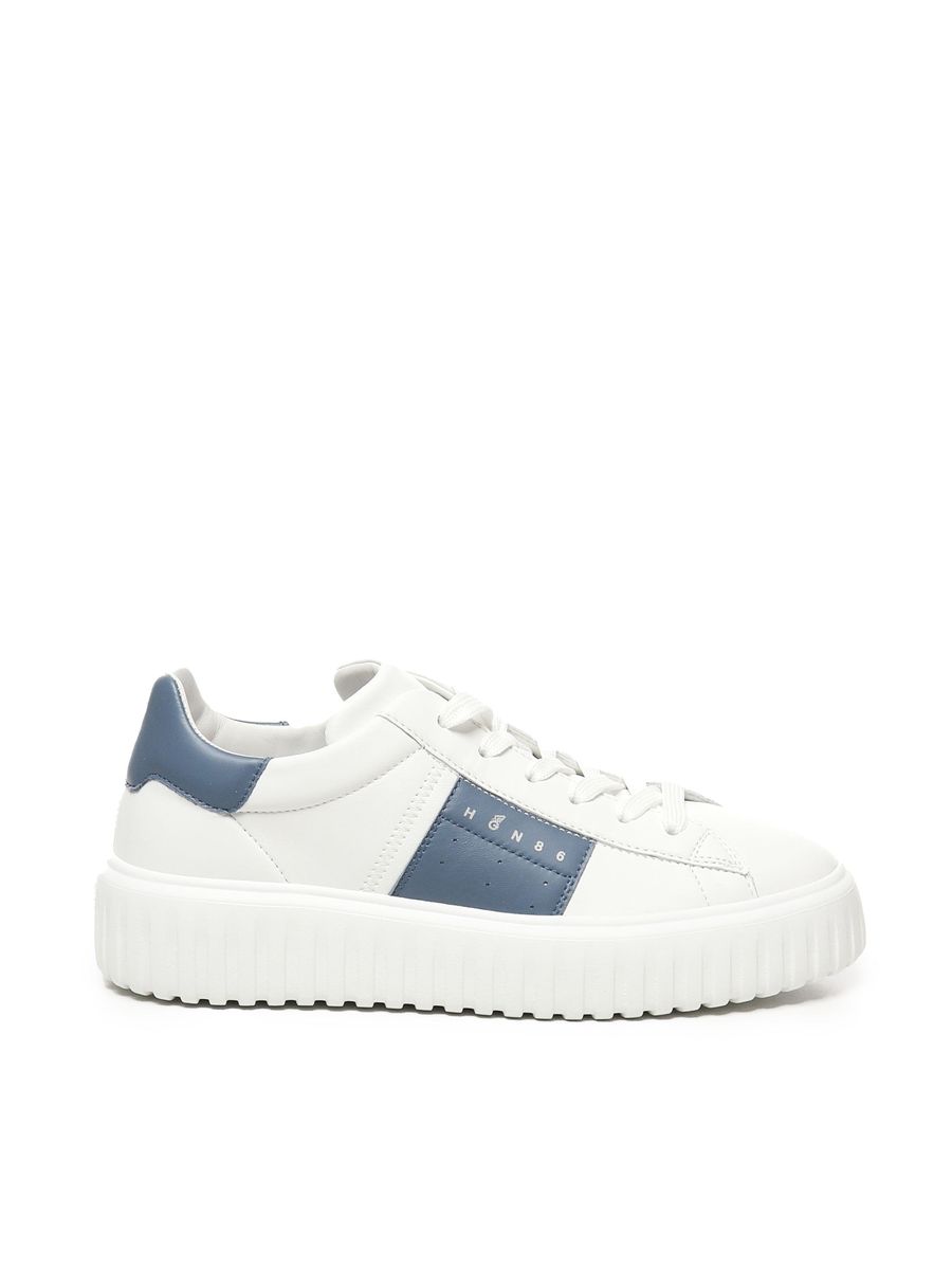 Hogan – Weiße Sneakers mit H-Streifen