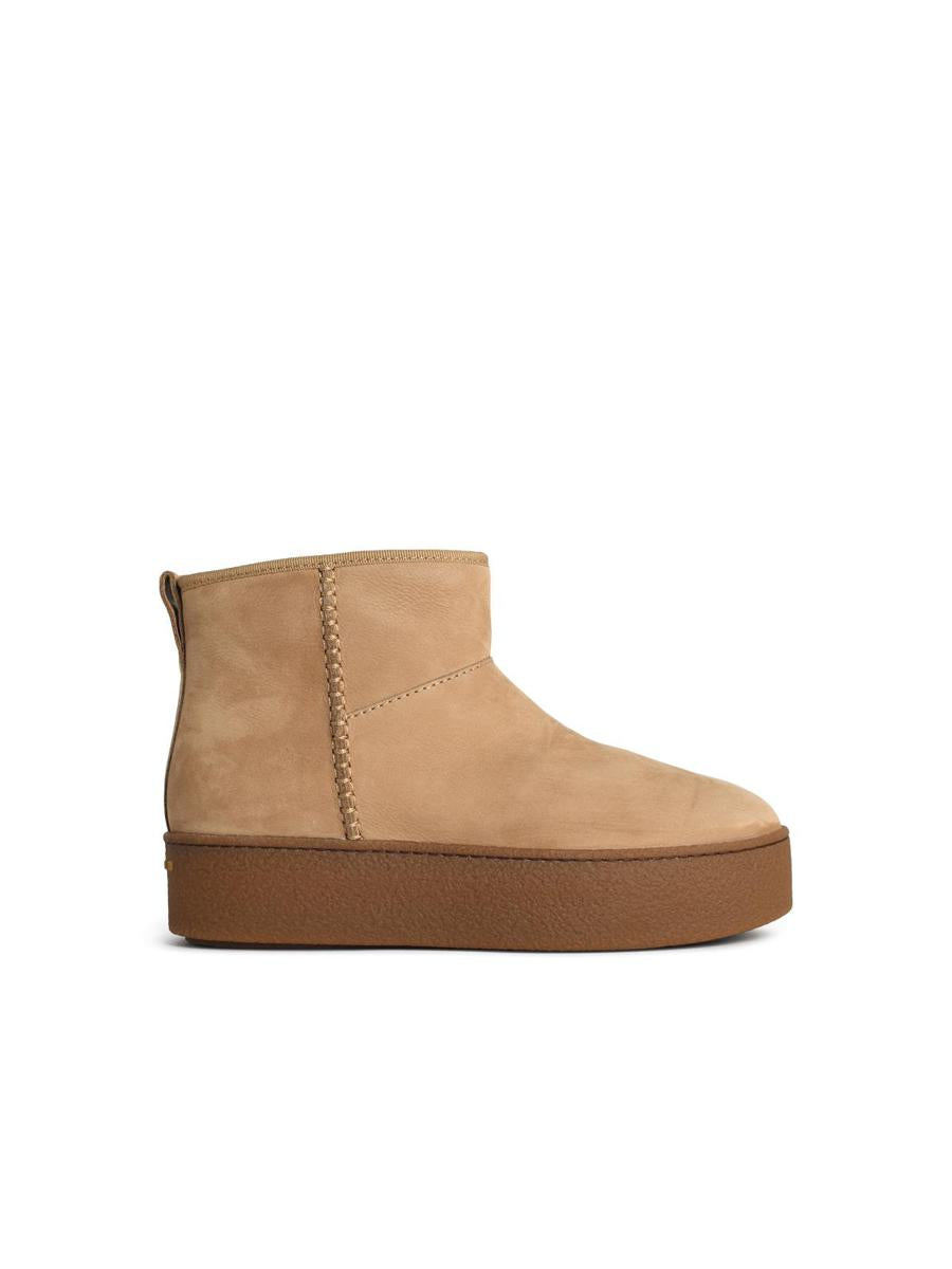 Hogan – Beige Wildleder-Stiefeletten