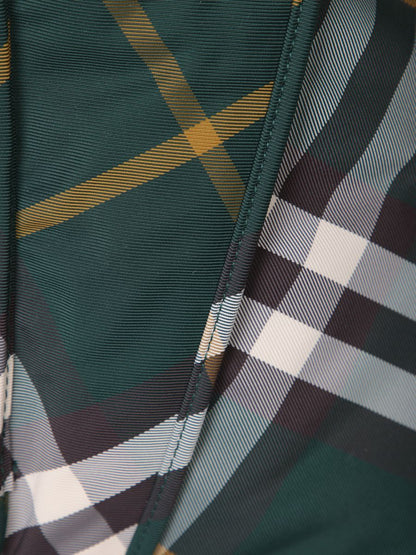 Burberry Nylon-Rucksack mit Karomuster
