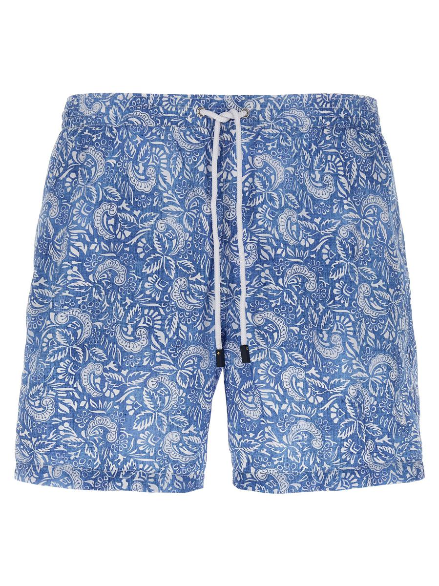 Barba Badeanzug mit Paisley-Blumenmuster
