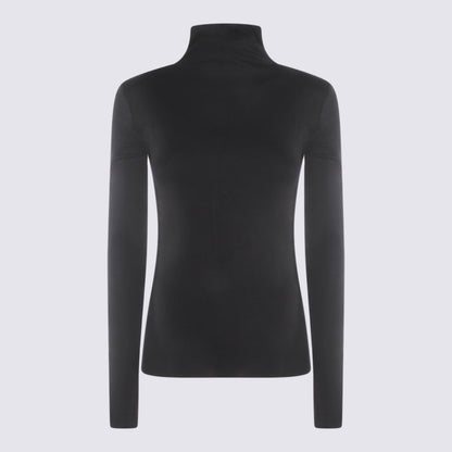 Thom Krom Schwarzes Viskose-Top